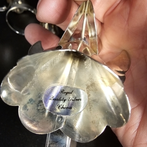 Set of eight silver plate‎ vintage napkin rings - Picture 7 of 7